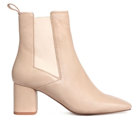 Nude Leather Boots